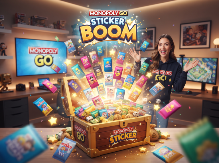 monopoly go sticker boom
